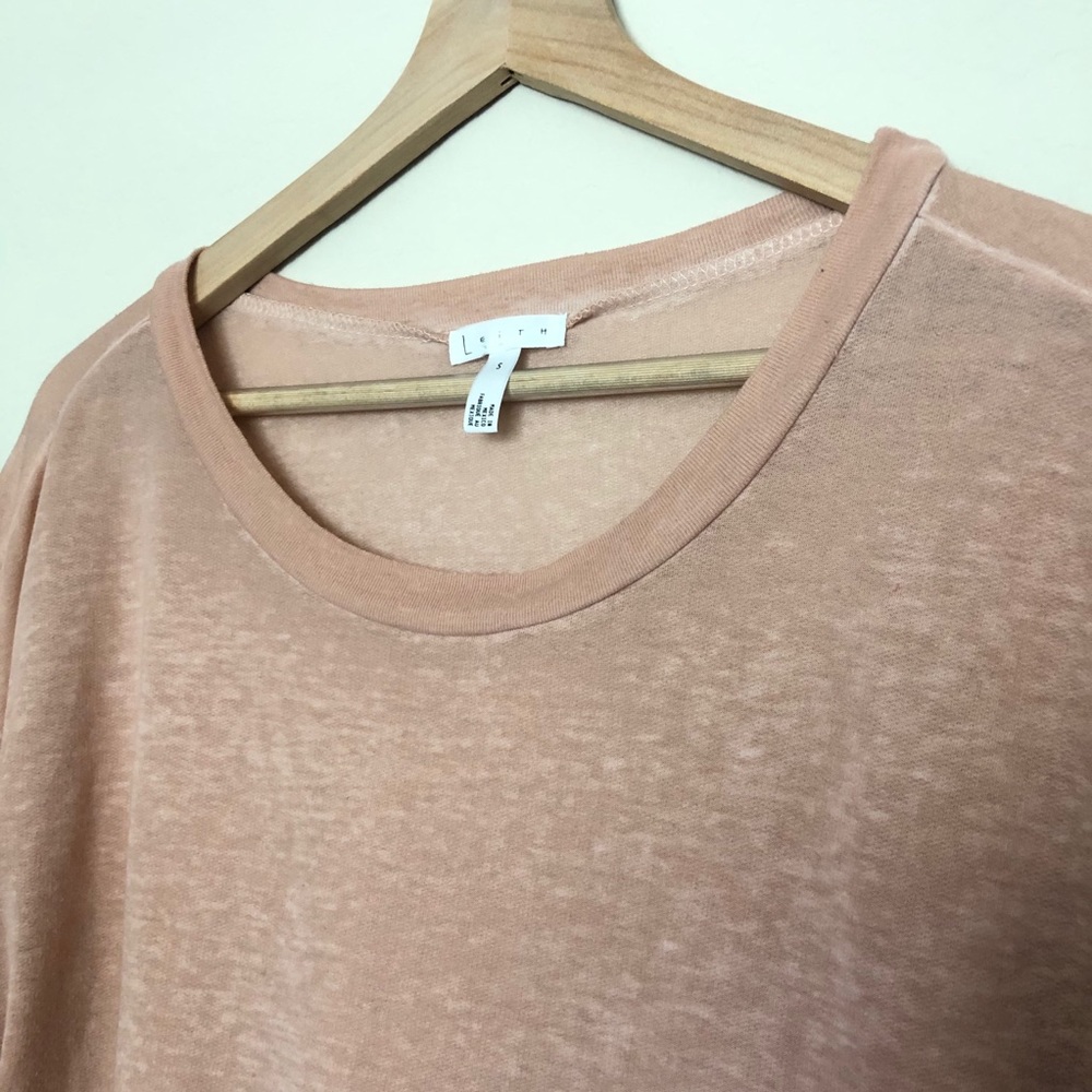 Leith Blush Pink Super Soft Sweater - Picture 3 of 6